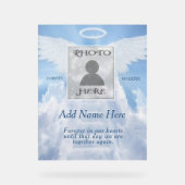 Memorial Acryl Bord (Voorkant)