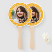 Memorial Altijd op mijn gedachten Oogante Foto Han Handwaaier (Voorkant en achterkant)