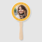 Memorial Altijd op mijn gedachten Oogante Foto Han Handwaaier (Voorkant)