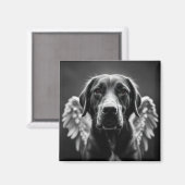 Memorial Angel Hond Labrador Magneet (Voorkant / Achterkant)