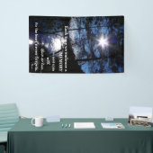 Memorial banner met mooie quote (Beurs)