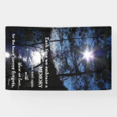 Memorial banner met mooie quote (Horizontaal)