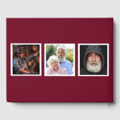 Memorial begrafenis liefdevolle herinnering Bourgo Gastenboek (Achterkant)