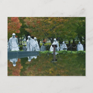 Memorial Briefkaart van de Koreaanse oorlogsvetera