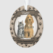 Mémorial Brown de chien ou de chat pour toujours s (devant)