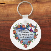Memorial Butterfly Poem Sleutelhanger (Voorkant)