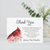 Mémorial Cardinal Aquarelle Merci Floral (Debout devant)