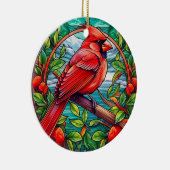 Mémorial cardinal Ornement de Noël personnalisé (Droite)