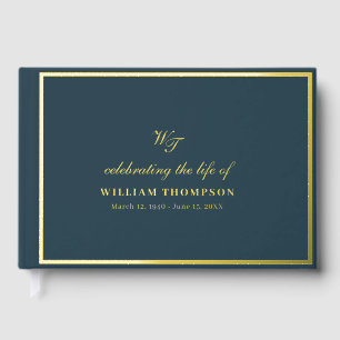 Mémorial Célébrant La Vie De L'Or Funéraire Marine