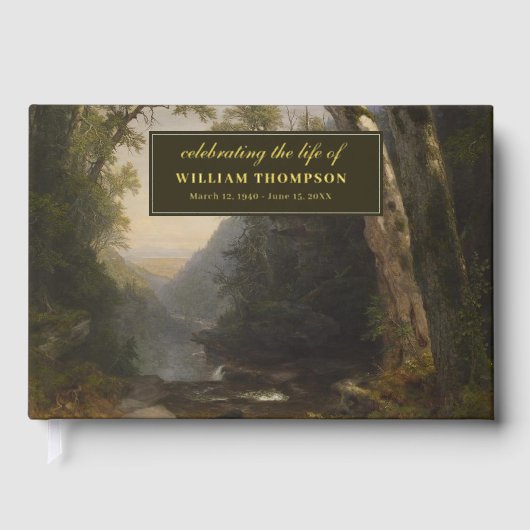 Memorial Celebrating Life Of Funeral Forest Nature (Recto)