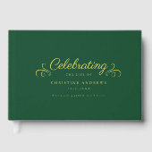 Mémorial "Célébration de la vie" Foil, Vert (Recto)