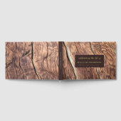 Memorial Celebration Life Funérailles Rustic Wood (Complet)