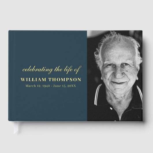 Memorial Celebration Life Funeral Marine Gold Phot (Recto)