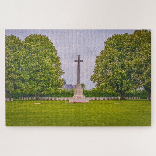 Memorial Cemetery Normandy Frankrijk Legpuzzel (Horizontaal)
