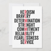 Memorial Day Amerikaanse patriottische veteraan he Kaart (Voorkant)