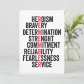 Memorial Day Amerikaanse patriottische veteraan he Kaart (Staand voorkant)