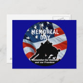 Memorial Day Briefkaart (Voorkant / Achterkant)
