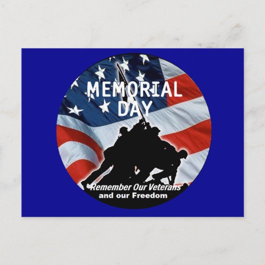 Memorial Day Briefkaart (Voorkant)