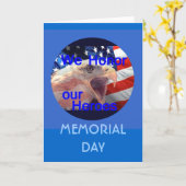 Memorial Day Card Kaart (Gele Bloem)