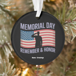 Memorial Day (en anglais) Se souvenir et honorer l