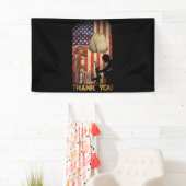 Memorial Day Flag Militaire Boots Dog 4 juli Spandoek (Insitu)