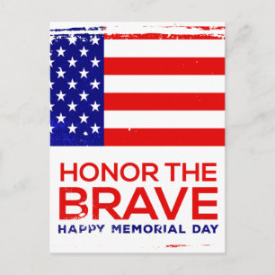 Memorial Day grunge Briefkaart