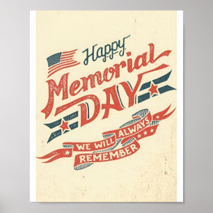 Memorial Day Happy Poster