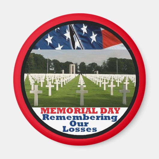 MEMORIAL DAY Magnet Magneet (Voorkant)