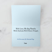 Memorial Day Observance Kaart Free to Customise (Binnen)