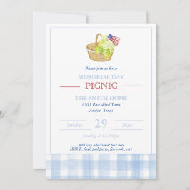 Memorial Day Picnic Uitnodiging