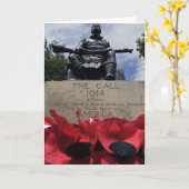 Memorial Day Poppies of Flanders fields Kaart (Gele Bloem)