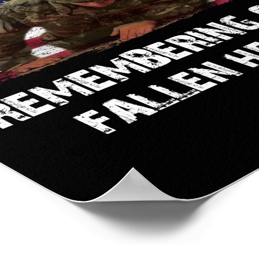 Memorial Day Remembering our Fallen Heroes Poster (Hoek)
