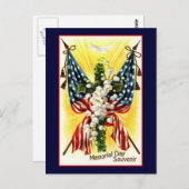 Memorial Day Souvenir Briefkaart (Voorkant / Achterkant)