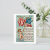 Memorial Day Souvenir Red, White, Blue Briefkaart (Staand voorkant)
