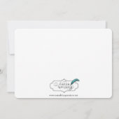 Memorial Day Starry Flag Burst Kaart (Achterkant)