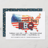 Memorial Day Uitnodiging BBQ Party (Voorkant / Achterkant)