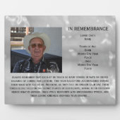 Mémorial de la Vie de Janz 8x10 Plaque (Devant)