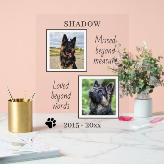 Mémorial de l'animal disparu au-delà de la mesure (Mariage)