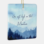 Mémorial de Noël personnalisé Ornement pour papa (Droite)