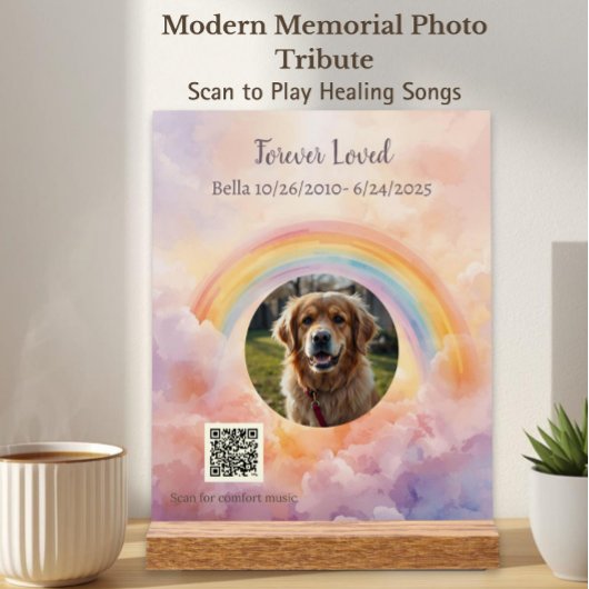 Mémorial de photos d'animaux de compagnie de Rainb