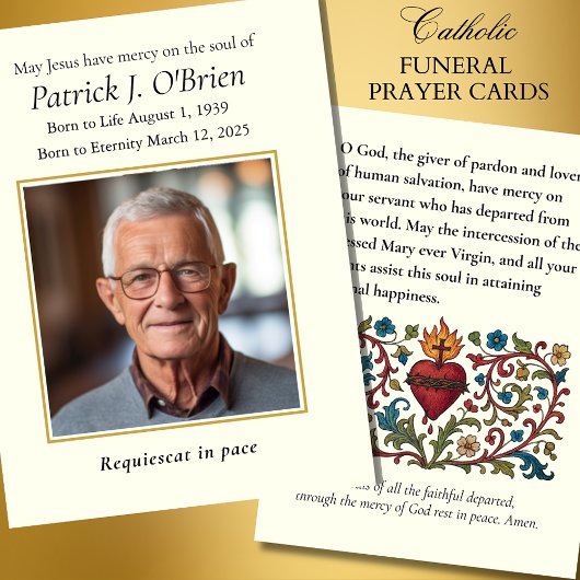 Mémorial de prière funéraire catholique du Sacré-C