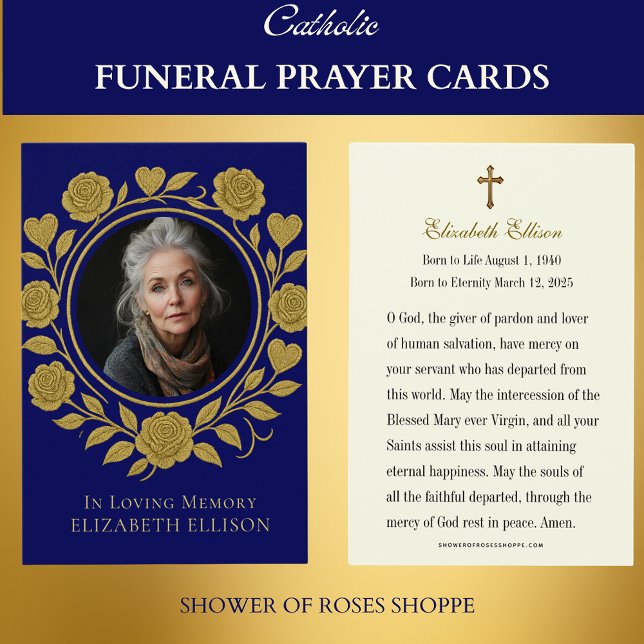 Mémorial de prière funéraire des Roses du coeur d' (Créateur téléchargé)