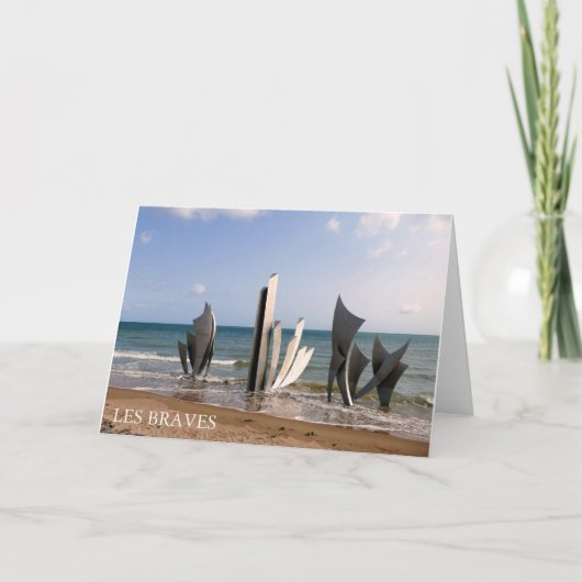 Mémorial des Braves, Normandie, France - carte (Devant)
