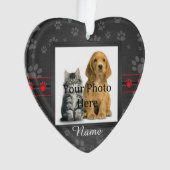 Mémorial des Empreintes de pattes gris personnalis (devant)