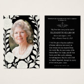 Mémorial des funérailles catholiques | Prière aux  (Devant & derrière)