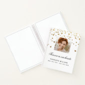 Mémorial du livre d'or blanc coeur photo (Intérieur)