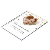 Mémorial du livre d'or blanc coeur photo (Côté gauche)