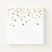 Mémorial du livre d'or blanc coeurs (Dos)