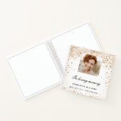 Mémorial du livre d'or blanc parties scintillant p (Intérieur)