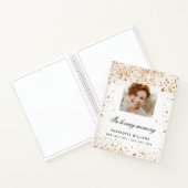 Mémorial du livre d'or blanc parties scintillant p (Intérieur)